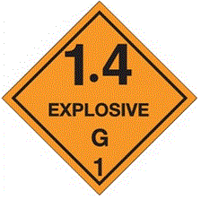 "1.4 - Explosive - G 1" Labels